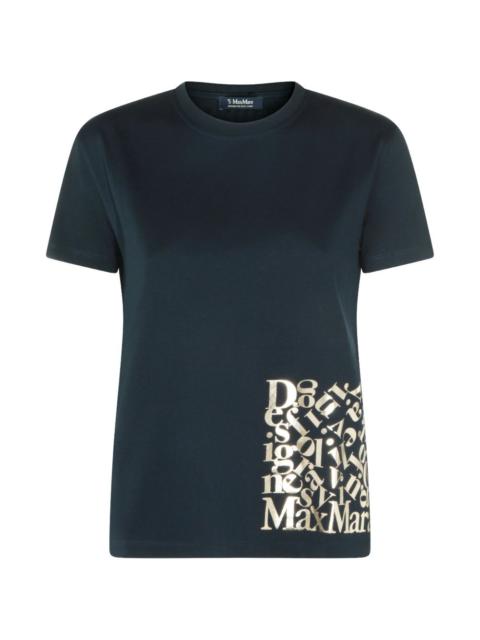 'S Max Mara graphic cotton T-shirt