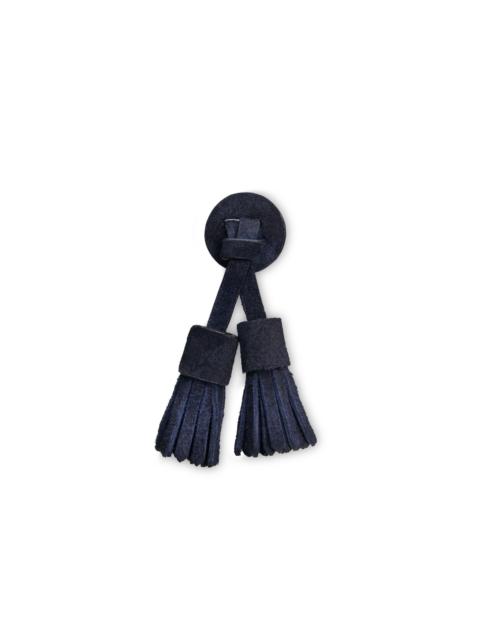 Santoni Blue suede Santoni Icona tassels