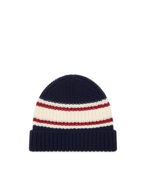 Alanui Rugby Club striped beanie hat