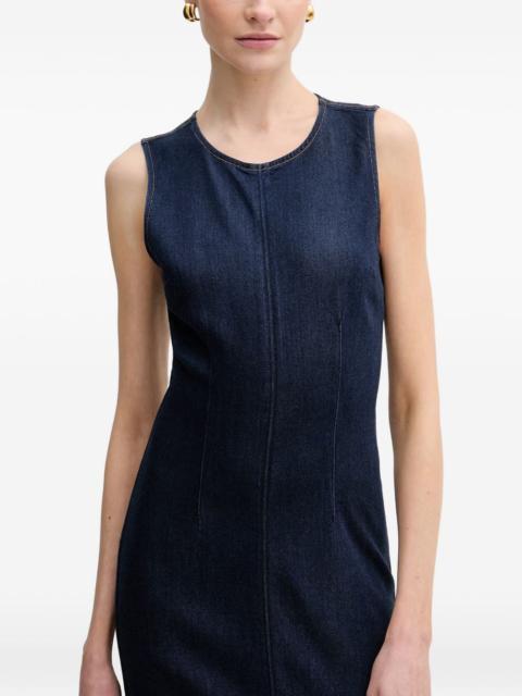 GUESS USA panelled sleeveless midi dress
