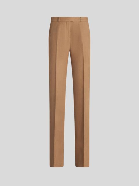 MIXED WOOL TROUSERS