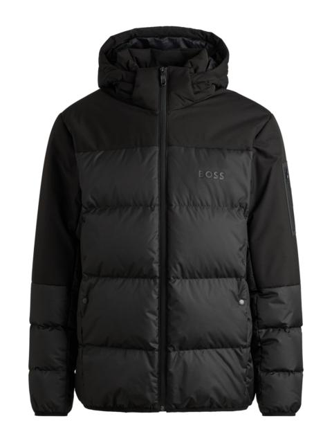 BOSS WATER-REPELLENT DOWN JACKET WITH DETACHABLE HOOD