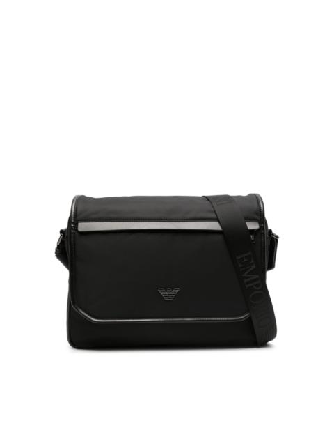 logo-plaque shoulder bag