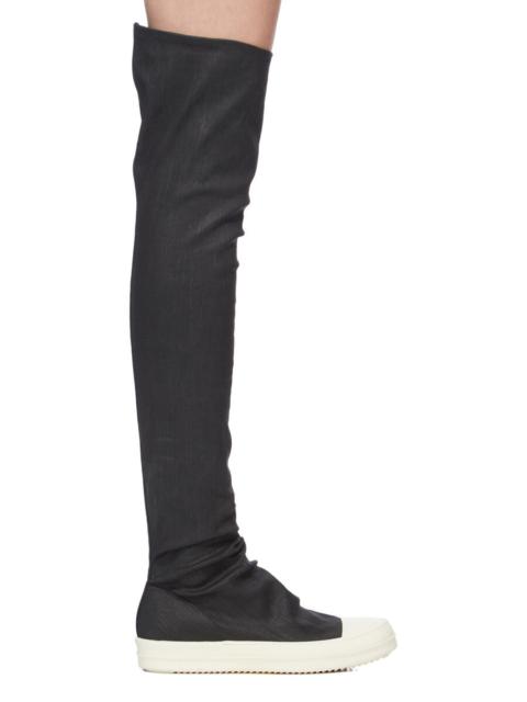 Rick Owens DRKSHDW stretch-fabric sock boots