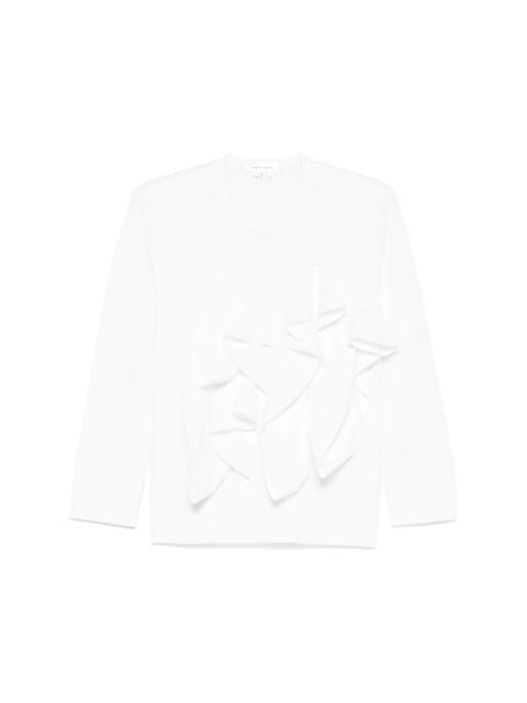 Comme Des Garçons ruffled T-shirt