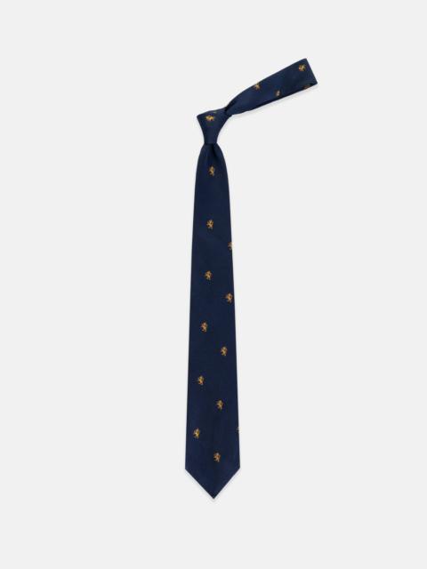 J. PRESS GRIFFIN EMBLEMATIC UNLINED TIE