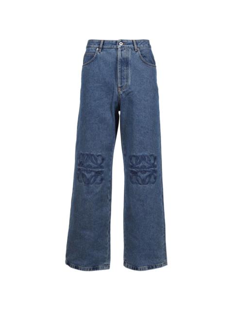 Loewe logo-appliqué jeans