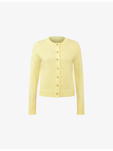 House of CB Signature Round-Neck Wool-Blend Cardigan