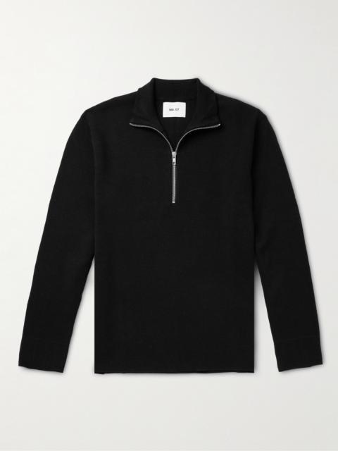 NN07 Harald 6530 Knitted Half-Zip Sweater
