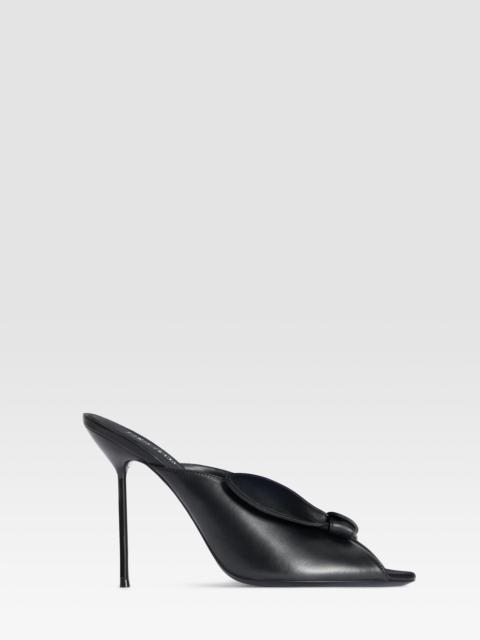 PARIS TEXAS NAPPA MULE WITH BOW DETAIL