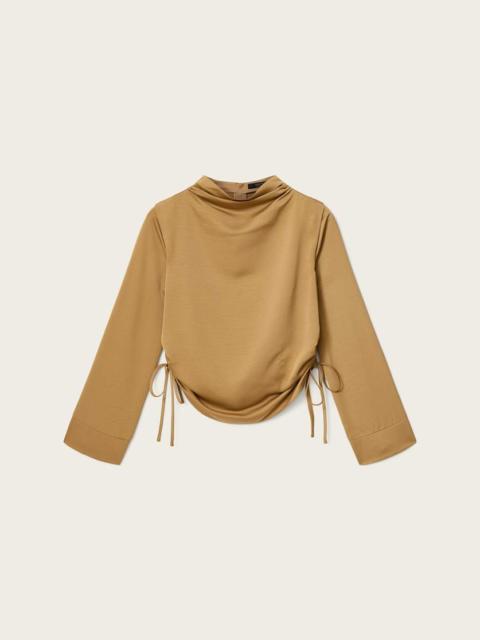 ALLSAINTS LESLIE COWL NECK RELAXED TOP