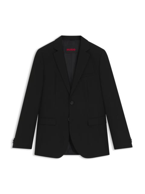 HUGO EXTRA-SLIM-FIT BLAZER IN WOOL-BLEND TWILL