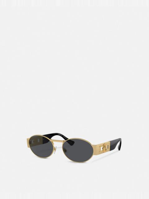 Medusa Deco Oval Sunglasses