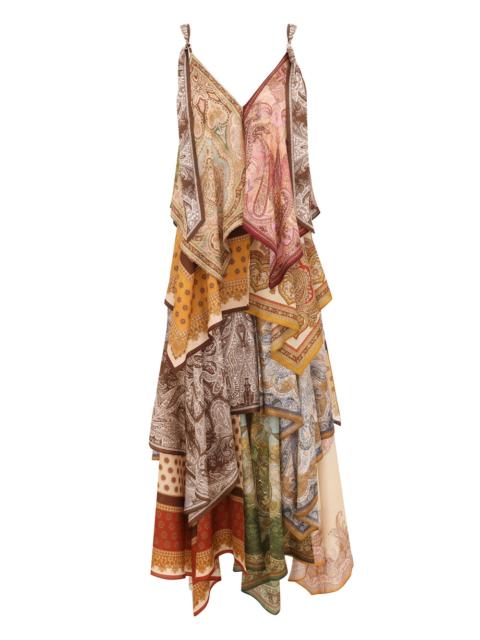 Zimmermann SUNDANCE SCARF MIDI DRESS