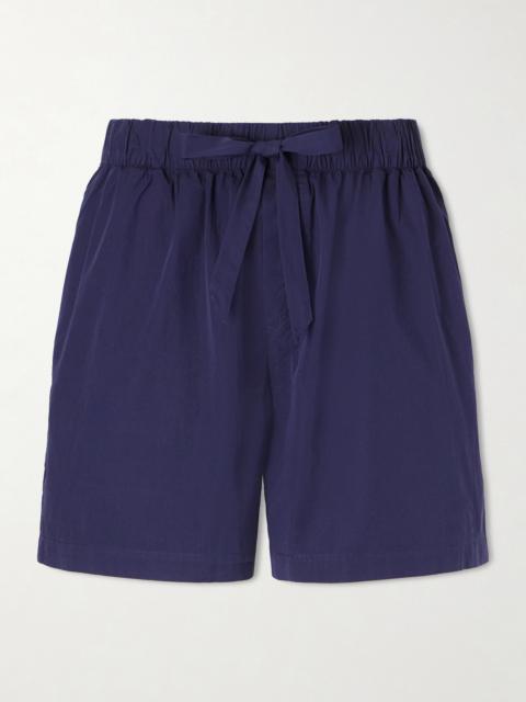 TEKLA Straight-Leg Organic Cotton-Poplin Shorts