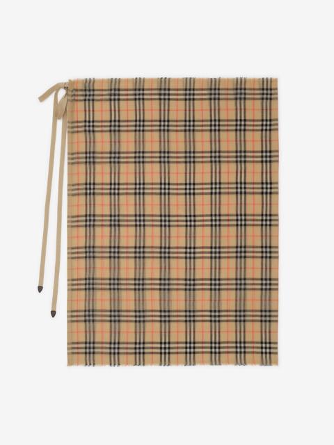 Burberry Check Cotton Sarong