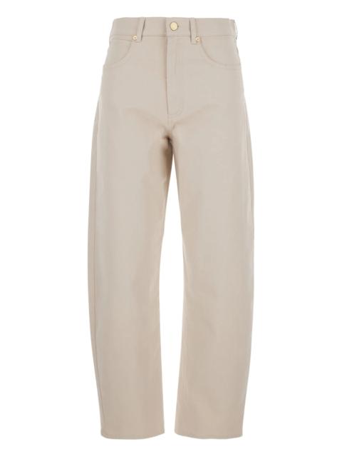 'S Max Mara 's Max Mara Beige Button Trousers