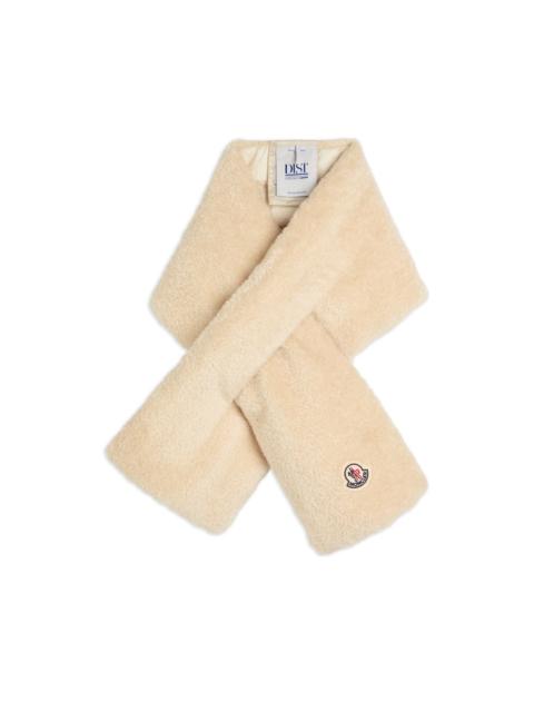 Moncler logo-patch scarf