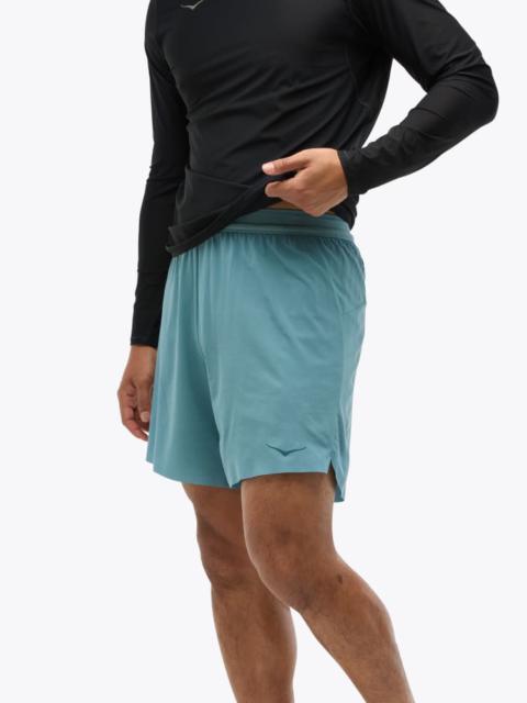 HOKA Men's Glide 7" Short 2in1 in Mountain Fog