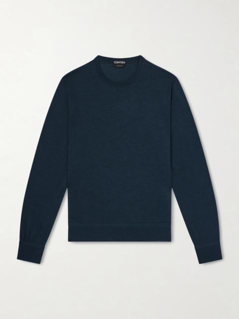 TOM FORD Slim-Fit Cashmere and Silk-Blend Sweater