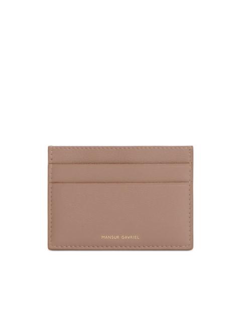Mansur Gavriel logo-stamp cardholder