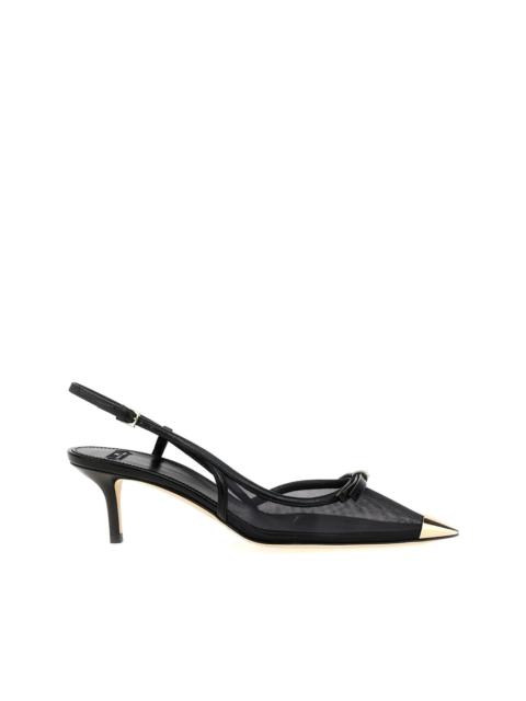 ELISABETTA FRANCHI mesh slingback pumps
