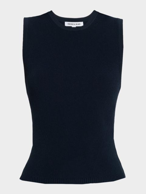 VERONICA BEARD Sid Crewneck Tank Top