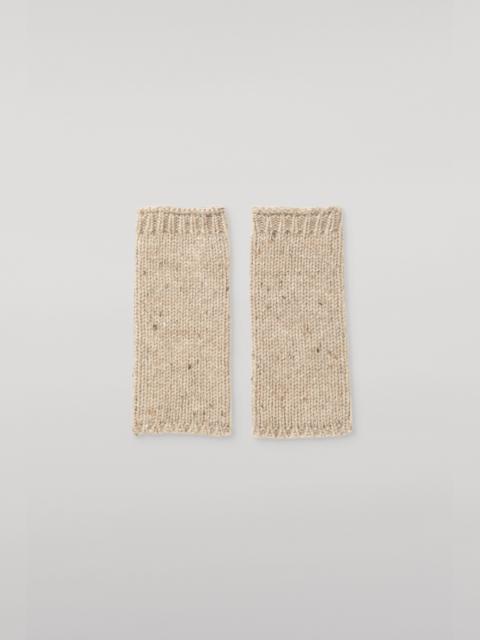 Johnstons of Elgin Tiree Natural Donegal Cashmere Wristwarmers