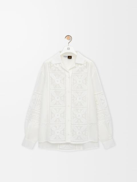 Loewe Shirt in cotton and silk