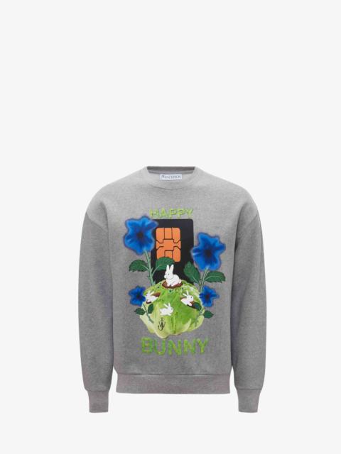 JW Anderson HAPPY BUNNY SWEATSHIRT