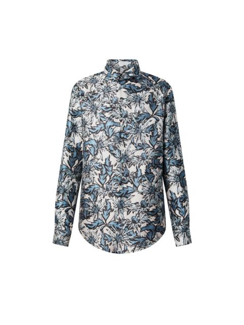 Louis Vuitton Thistle Knotted Collar Shirt