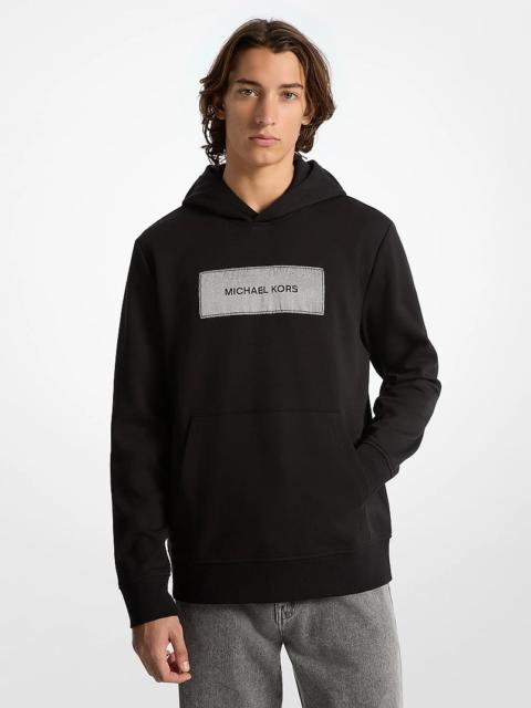MICHAEL KORS Logo Cotton Blend Hoodie