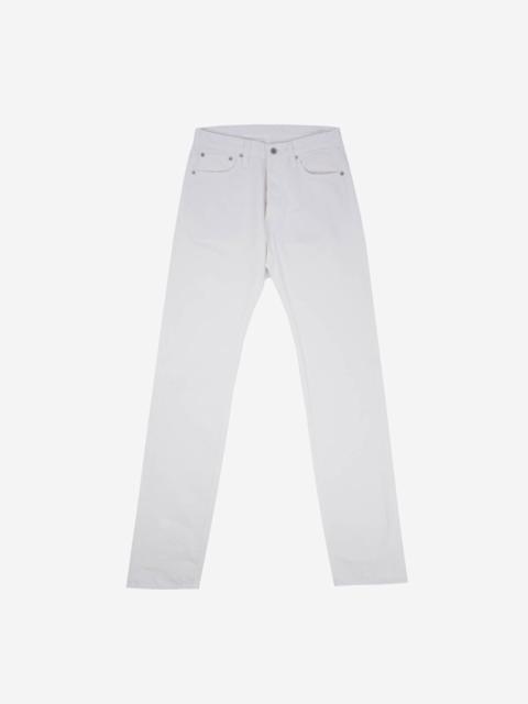 Iron Heart IH-634-WT 13.5oz Denim Straight Cut Jeans - White