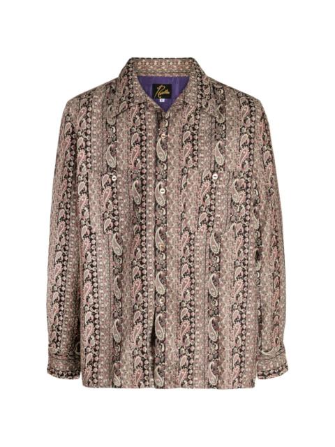 NEEDLES paisley-print button-up shirt