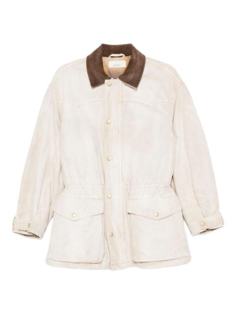 6397 corduroy-collar jacket