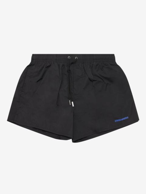 Black Icon Short-Length Swim Shorts