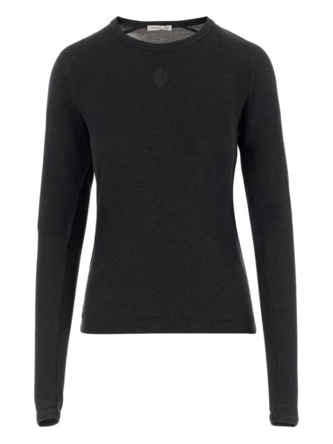 BY MALENE BIRGER logo-embroidered crew neck sweater