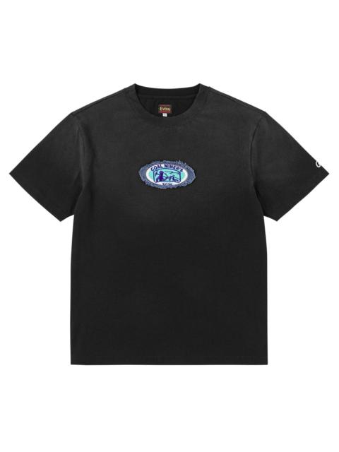 EVISU Washed Multi-process Miner Badge T-shirt
