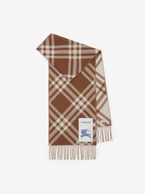 Burberry Check Cashmere Scarf