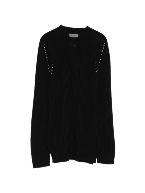 Yohji Yamamoto ribbed sweater
