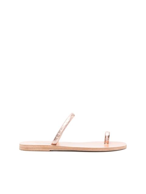 ANCIENT GREEK SANDALS Ophion flat leather sandals