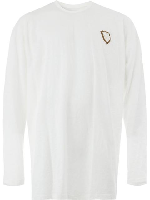 ih nom uh nit chest patch oversize T-shirt