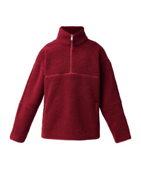 Sweaty Betty Plush Nylon Mix Half Zip Fleece