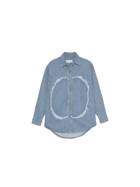 EDWARD CUMING Edward Cuming Circle Overshirt Blue