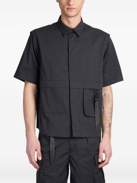 ALPHA INDUSTRIES pocket-detail short-sleeve shirt