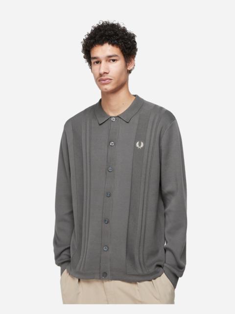 Fred Perry Fred Perry Knit Long Sleeve Shirt