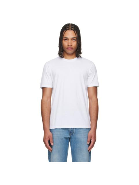 Maison Margiela Three-Pack White Shades Cotton Jersey T-shirts