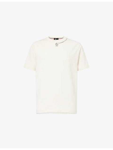 Moncler Grenoble Text-Print Relaxed-Fit Cotton T-Shirt