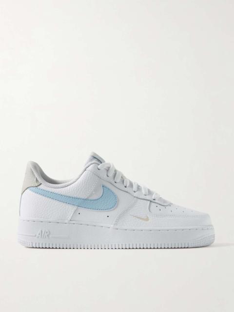 Nike Air Force 1 '07 metallic leather sneakers