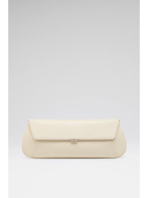 Amina Muaddi AMI CLUTCH ALMOND NAPPA